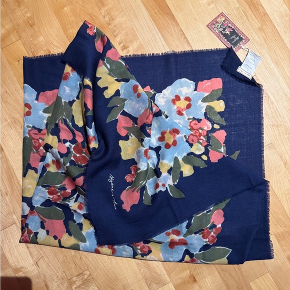 SOLD // Sézane x Aimie NWT Pio Scarf in Poetry Blue - Picture 5 of 7